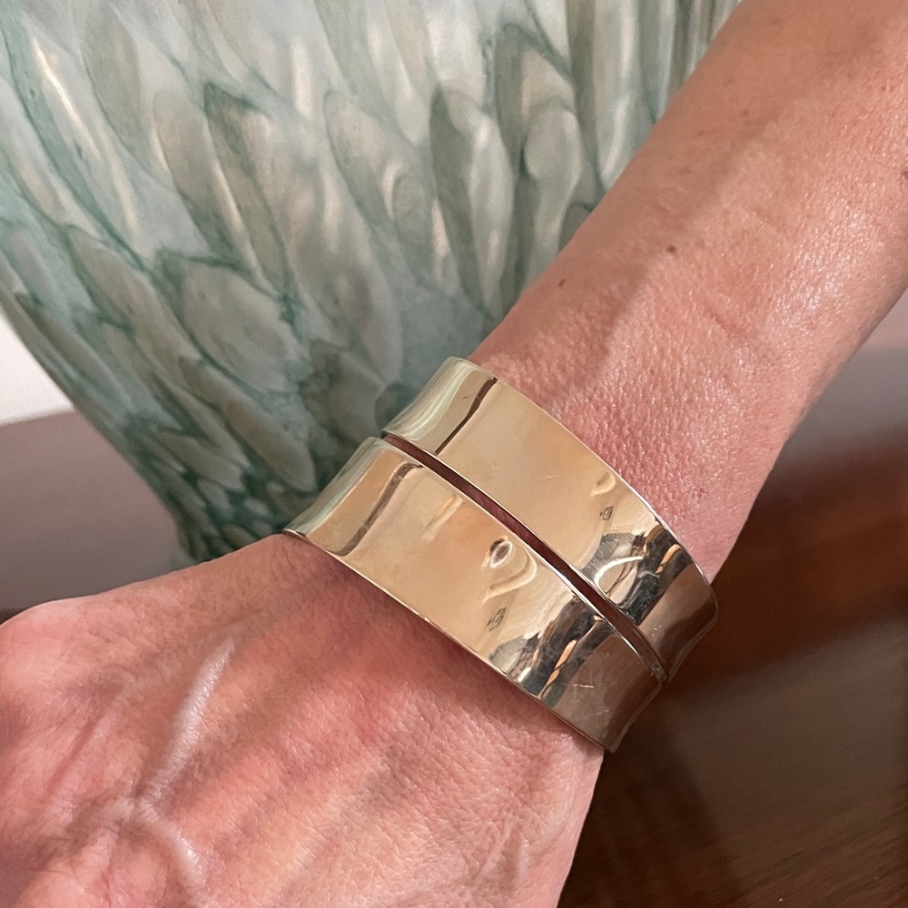 Solid Sterling Silver cuff bracelet